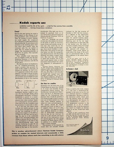 Kodak reports science - kodak, ad
